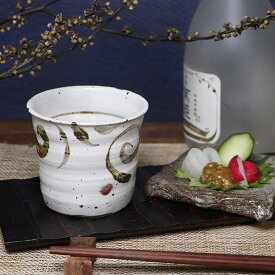 【12月13日10時開始ポイント10倍】信楽焼 焼酎カップ 300ml（満水時） 焼酎グラス おしゃれ 和食器 陶器 ビアカップ ビアグラス やきもの 信楽焼き コップ 焼き物 器 食器 つむぎ(赤) 焼酎カップ w416-08