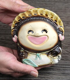 【12月13日10時開始ポイント10倍】信楽焼 和風 おしゃれ 4号笑福狸 メス たぬき 開運縁起物タヌキ 陶器タヌキ たぬき 開運置物 しがらきやき 焼き物 狸 タヌキ 信楽 ta-0161