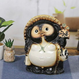 【12月13日10時開始ポイント10倍】信楽焼 和風 おしゃれ 9号開運狸 たぬき 開運 タヌキ 陶器タヌキ たぬき 開運置物 しがらきやき 狸 タヌキ 信楽 焼き物たぬき 開運 陶器たぬき 開運 狸しがらき 名前入れ ta-0113