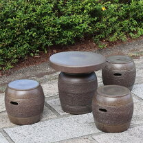 楽天市場】陶器 ガーデンテーブルセットの通販