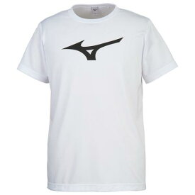 ミズノ Tシャツ ホワイト×ブラック Mizuno 32JA815501