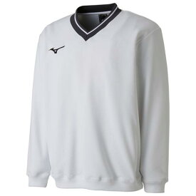 【送料290円】ミズノ スウェットシャツ(中厚) ホワイト Mizuno 62JC800101