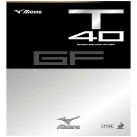 ミズノ 卓球ラバー　GF T40 レッド Mizuno 83JRT54062