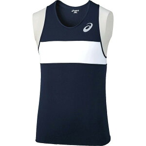 【送料無料】アシックス M'Sランニングシャツ ネイビー asics XT1039 50