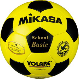【送料無料】ミカサ サッカーボール4号検定球 イエロー×ブラック MIKASA SVC402SBC YBK