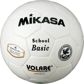 【送料無料】ミカサ サッカーボール4号検定球 ホワイト MIKASA SVC402SBC W