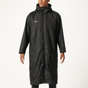 【送料無料】ミズノ 中綿ロングボアコート ブラック Mizuno 32JE855509