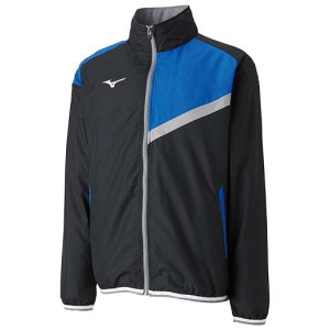 【送料290円】ミズノ トレーニングクロスシャツ ブラック×サーフブルー Mizuno N2JC901092