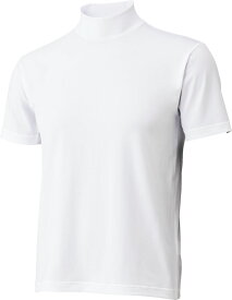 【送料無料】ゼット 野球 アンダーシャツ 少年用 ハイネック 半袖 ライトフィットアンダーシャツ ホワイト ZETT BO1920J 1100