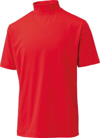 【送料無料】ゼット 野球 アンダーシャツ 少年用 ハイネック 半袖 ライトフィットアンダーシャツ レッド ZETT BO1920J 6400
