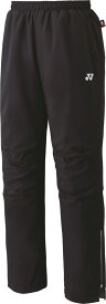 【送料無料】ヨネックス 裏地付ウィンドウォーマーパンツ 男女兼用 ブラック Yonex 80087 007