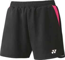【送料無料】ヨネックス ニットショートパンツ ブラック Yonex 25069 007