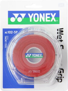 ヨネックス ウェットスーパーグリップ5本パック(5本入) ワインレッド Yonex AC1025P 037