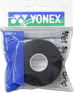 【送料290円】ヨネックス ウェットスーパーグリップ詰め替え用(5本入) ブラック Yonex AC1025 007