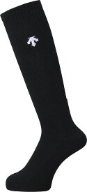 【送料290円】デサント ハイソックス ブラック×ホワイト DESCENTE DVB8124B BLK