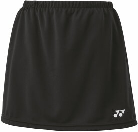 【送料無料】ヨネックス ウィメンズスカート(インナースパッツ付) ブラック Yonex 26170 007