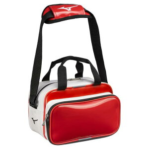 ミズノ エナメルミニバッグ(7L) レッド Mizuno 1FJDB02362