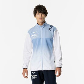 【送料無料】ミズノ N-XT ウォームアップジャケット（ユニセックス） ホワイト Mizuno 32JCB21001