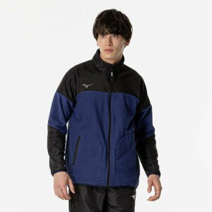 ミズノ 撥水フリースジャケット(ユニセックス) エステートブルー Mizuno 62MCB52011