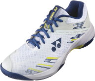 ヨネックス パワークッション カスケードアクセル ホワイト×ネイビー Yonex SHBCA1 100