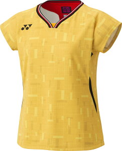 ヨネックス ウィメンズゲームシャツ(フィットシャツ) ヤマブキ Yonex 20917 221