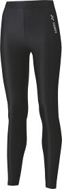 【送料無料】ヨネックス ウィメンズロングスパッツ ブラック Yonex STBF2518 007