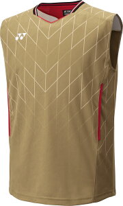 【送料290円】ヨネックス メンズゲームシャツ(ノースリーブ) ゴールド Yonex 10699 016