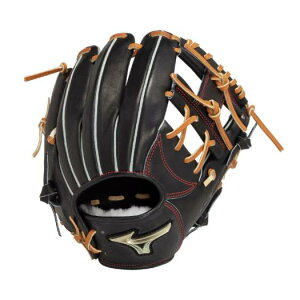 ミズノ ゴールデンエイジ硬式用グローバルエリート Hselection SIGNA内野手用/サイズGA9 ブラック×コルク Mizuno 1AJGA320130949