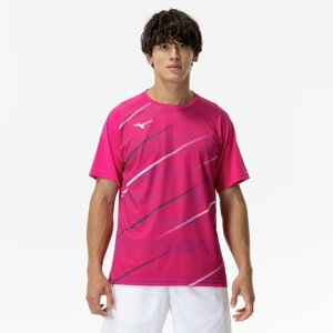 【送料無料】ミズノ ゲームシャツ(ラケットスポーツ) フクシアパープル Mizuno 62JAC02566