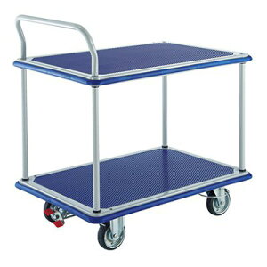 トラスコ TRUSCO オレンジブック 業務用 プレス製運搬車 ドンキカート 片袖2段タイプ 104NJKRS-4 856-4187