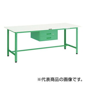 トラスコ TRUSCO オレンジブック 軽量作業台 2段引出し付 ダークグレー 900X600X740mm AE-0960F2 DG 770-1373