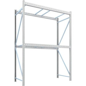 トラスコ TRUSCO オレンジブック パレットラック2トン用2500X1100XH3500 2段 単体 2D-35L25-11-2 459-2271