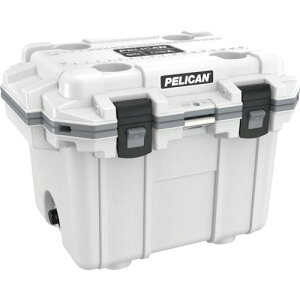 �M���Ǒ΍� �g���X�R���R �I�����W�u�b�N PELICAN 30QT �G���[�g�N�[���[ �z���C�gX�O���[ 30Q-1-WHTGRY 337-8275