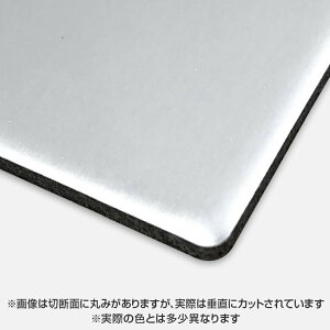 アルミ複合板 シルバー(艶有) 3mm 4X8 (1210X2420mm) 5枚 カラーエース C222FF 両面グロスシルバー 建材 内装 装飾 アルミ建材