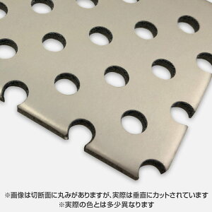 アルミ複合板 パンチング Pステン 3mm 1X2 (1000X2000mm) 5φ10P バラ売り カラーエース C240FF 建材 内装 DIY ディスプレイ アルミ建材