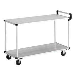 トラスコ TRUSCO オレンジブック 業務用 アルミ台車 アルパカ?ト省音 2段式・片袖タイプ AL22-1248 207-8481