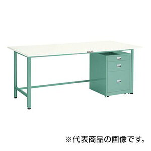 トラスコ TRUSCO 軽量作業台 3段キャビネット付 ダークグレー 1800X900X740mm AE-1809UDC111 DG 770-1764