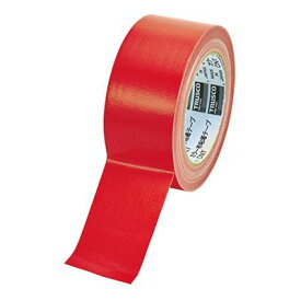 トラスコ TRUSCO テープ カラー布粘着テープ 厚さ0.22mm レッド 50mmX25m CNT-5025-R 102-5997