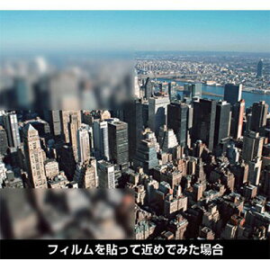 窓ガラスフィルム 目隠し 中川ケミカル フォグラス C-210 サンドストライプD 1010mm×切売り すりガラス調 シート DIY