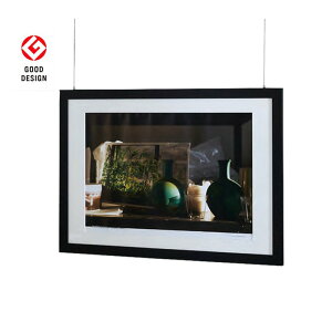 ポスターフレーム ポスター額 A2 ALUMIUM SERIES 05 DUO 両面アクリル マットブラック 屋内用 横吊り 看板 ポスターパネル