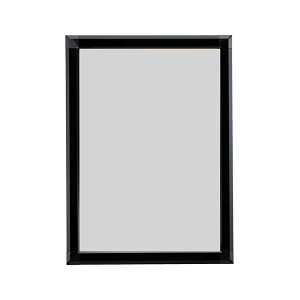 ポスターフレーム ポスター額 B0 壁付け 四辺開閉式 ポスターグリップ PG-44S ツヤ有ブラック 屋内用 角型 店舗 看板 ポスターパネル