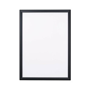 ポスターフレーム ポスター額 B2 壁付け 四辺開閉式 ポスターグリップマイター PG-32M B2 ツヤ無ブラック(三分艶) 屋内用