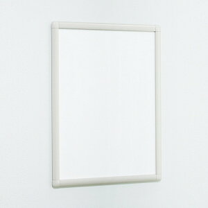 ポスターフレーム B2 ポスター額 ベルク アルモード ポスターパネル 343 ホワイト おしゃれ 額縁 掲示 壁 アルミフレーム 屋外用