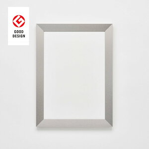ポスターフレーム ポスター額 額縁 UVアクリル アルナ ALUMIUM SERIES06 SLICE B4 マットシルバー おしゃれ 高品質 インテリア