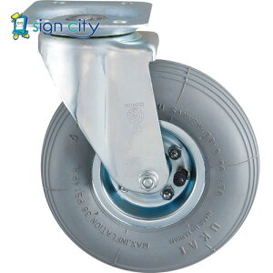 トラスコ TRUSCO カルティオビッグ用 空気タイヤ 自在キャスターφ180 ゴム車 BG-180ARJ 148-6954