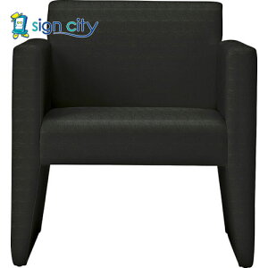 トラスコ中山 オレンジブック TRUSCO オフィス 1人用ソファ ブラック ADOT1A-BK 161-3385