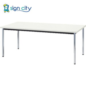 �g���X�R���R �I�����W�u�b�N TRUSCO �I�t�B�X �R�E�C���X�e�[�u�� �z���C�g 1800×900 TUVT-1890-W 160-9782