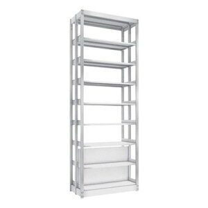 トラスコ TRUSCO 複柱書架 複式 B5縦 W900×D220×H2569 8段 BS-DD83T-8 459-2379