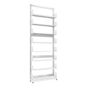 トラスコ TRUSCO 単柱書架 単式 B5縦 W900×D220×H2575 8段 BS-SS83T-8 459-2735