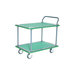 トラスコ TRUSCO オレンジブック 業務用 プレス製運搬車 ハイグレード運搬車 片袖2段タイプ 304EBN 336-4241